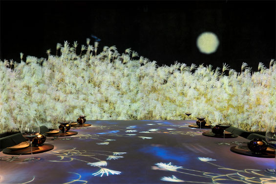 月花 MoonFlower Sagaya,Worlds Unkeashed by teamLab room